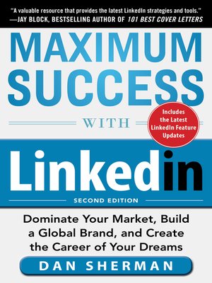 cover image of Maximum Success with LinkedIn